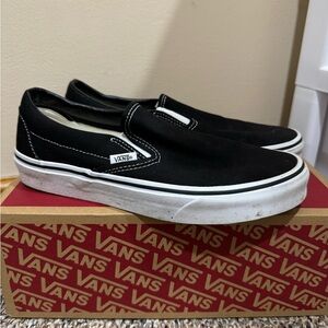 black classic slip on vans